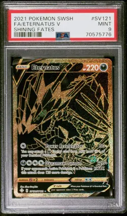 2021 Pokemon Sword & Shield Shining Fates Fa/Eternatus V #Sv121 Psa 9 - Image 1