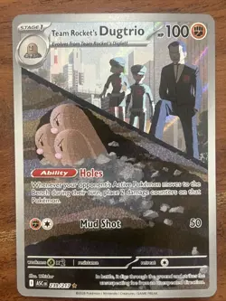 Pokemon TCG Team Rocket’s Dugtrio 239/217 Ascended Heros Illustration Rare NM - Image 1