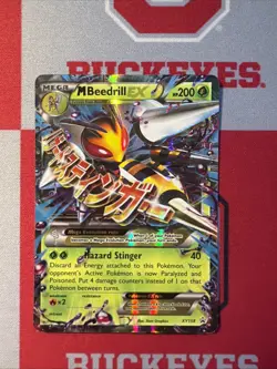 Pokemon TCG Mega M Beedrill EX XY158 - Image 1