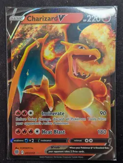 Charizard V - 017/172 - Brilliant Stars (Pokemon) - Image 1