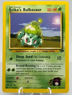 Pokemon Erika's Bulbasaur 39/132 Gym Challenge NM - Image 1
