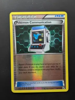 Pokemon Communication Reverse Holo Uncommon Black and White 99/114 NM - Image 1