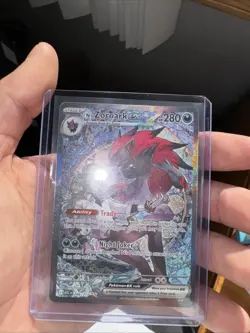 Pokemon TCG N's Zoroark Ex SIR 286/217 Ascended Heroes English NM - Image 1