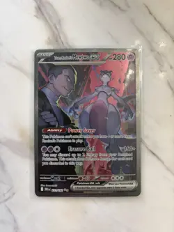 Pokemon TCG Team Rocket's Mewtwo ex 231/182 Destined Rivals SIR LP - Image 1