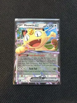 Meowth EX 062/088 Perfect Order Basic 170 HP 60 Attack Holo Pokemon TCG - Image 1