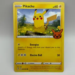 Pokemon TCG Pikachu Promo Trick or Trade BOOster Bundle 049/203 NM - Image 1