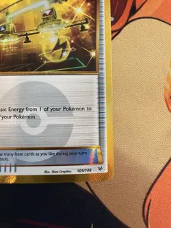 Energy Switch Pokemon XY-Roaring Skies 109/108 Gold Secret Rare HP - Image 4