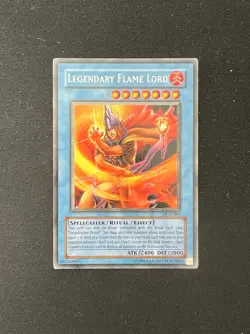 Yu-Gi-Oh! TCG Legendary Flame Lord Dark Crisis DCR-081 Unlimited Rare - Image 1