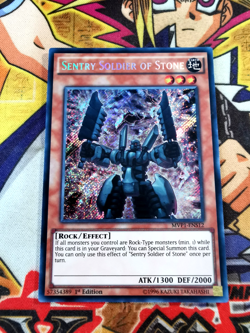 Sentry Soldier of Stone mvp1-ens12 1st Edition (NM+) Secret Rare Yu-Gi-Oh! - Image 1