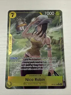 One Piece OP15-109 R Alt Art Nico Robin Adventure on KAMI's Island ENGLISH OP15 - Image 1