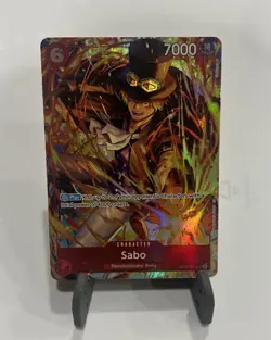 One Piece TCG Sabo OP05-007 & Portgas.D.Ace ST15-005 Illustration Box 5 NMT! - Image 2