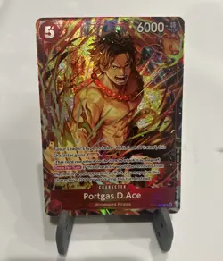 One Piece TCG Sabo OP05-007 & Portgas.D.Ace ST15-005 Illustration Box 5 NMT! - Image 4