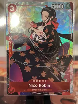 🔥 One Piece TCG 2023 Gift Collection - Nico Robbin Promo ST01-008 🔥 - Image 1