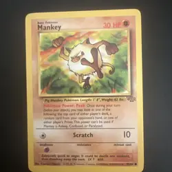 Pokemon Jungle Set Mankey 55/64 - Image 1