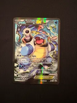 2016 Pokemon TCG Black Star Promo XY122 Holo Rare Blastoise EX Lightly Played - Image 1