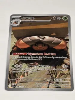 Crustle 186/182 Illustration Rare Destined Rivals Pokemon NM Full Art - Image 2