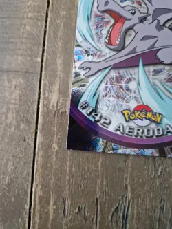 2000 Topps Pokemon Series 3 Silver Foil #142 Aerodactyl Blue Logo NM - Image 5