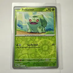 Pokemon TCG - Bulbasaur - 001/165 Cosmos Holo Costco Exclusive - Near Mint - Image 1