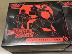 Pokemon Destined Rivals ETB Elite Trainer Box Lot of 2 BrandNew & Sealed In Hand - Image 2