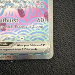 Pokemon Pecharunt ex 163/131 Prismatic Evolutions Special Rare Holo 190HP Engli… - Image 5