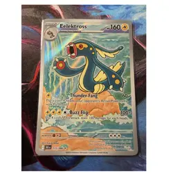 Pokemon Eelektross Sv: Black Bolt Illustration Rare Holo 115/086 English 160 HP - Image 1