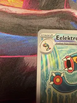 Pokemon Eelektross Sv: Black Bolt Illustration Rare Holo 115/086 English 160 HP - Image 2