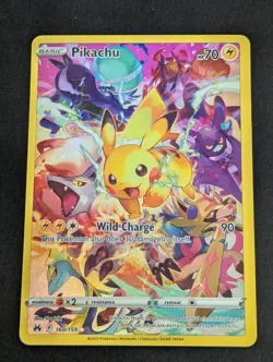 Pokemon Pikachu (Secret) 160/159 Crown Zenith Ultra Rare Full Art NM - Image 1