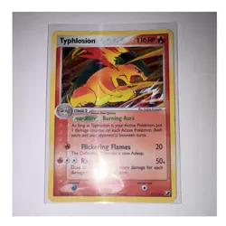 Pokemon Typhlosion Holo Rare 17/115 Unseen Forces 110 HP English (Creased) - Image 1