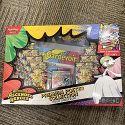 Pokemon Trading Acended Hreos Premium Poster Collection Lucarrio Factory Seal - Image 1