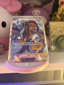 Nessa (Full Art) 183/185 Swsh04: Vivid Voltage Holo Pokemon Rare - Image 1
