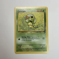 Vintage Wotc Pokemon Caterpie Base Set 2 068/130 NEAR MINTY - Image 1