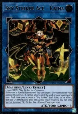 Yugioh! LP Sky Striker Ace - Kaina - OP11-EN002 - Ultimate Rare - Unlimited Edit - Image 1