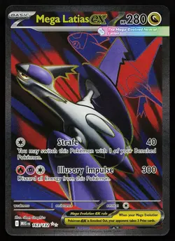 Mega Latias ex 163/132 Ultra Rare Mega Evolution Pokemon Card - Image 1