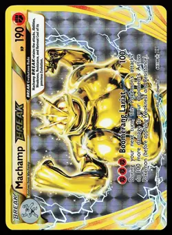 Machamp BREAK 60/108 Holo Evolutions Pokemon Card - Image 1