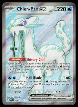 Chien-Pao ex 236/193 Ultra Rare Paldea Evolved Pokemon Card - Image 1