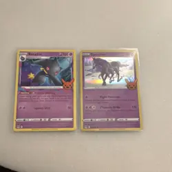 Pokemon TCG 2022 Banette Spectrier Promo Holo Regular English Cards Lot 2 - Image 1