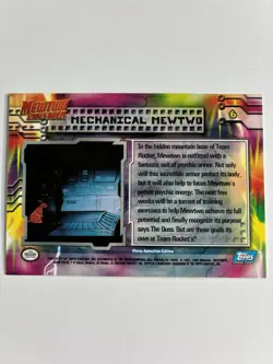 Pokemon TCG Card Topps Mechanical Mewtwo Strikes Back 1997 - Image 2