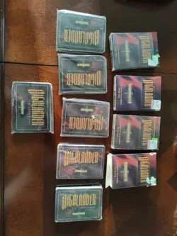 Highlander The Card Game Swordmaster Game - 4 Starter Decks + Additional Cards - Image 1