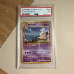 PSA 7 Slowking 199 Japanese Neo Pokemon Card 2000 - Image 1
