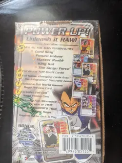 DragonBall Z Capsule Power Pack 2002 Factory Sealed Score Cards NOS - Image 2