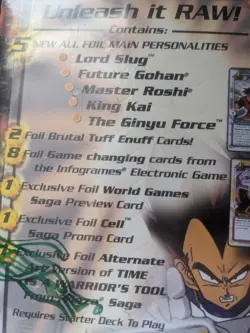 DragonBall Z Capsule Power Pack 2002 Factory Sealed Score Cards NOS - Image 3