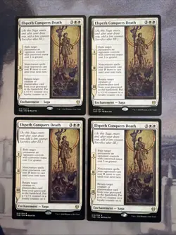 4x Elspeth Conquers Death- Theros Beyond Death- Mtg Magic The Gathering- Playset - Image 1