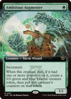 Ambitious Augmenter Extended Art Secrets of Strixhaven NM MTG - Image 1