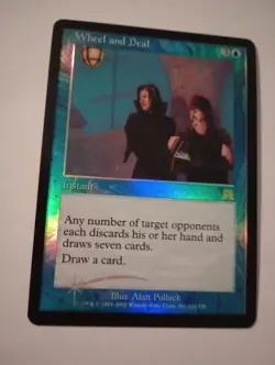 *FOIL* (2) Wheel and Deal 1x MtG Onslaught ENGLISH see pics - Image 2