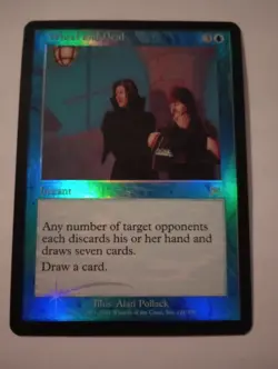 *FOIL* (2) Wheel and Deal 1x MtG Onslaught ENGLISH see pics - Image 3