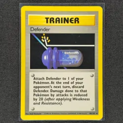 Defender - 80/102 - Uncommon - Base Set - Pokemon Card - VLP - Image 1