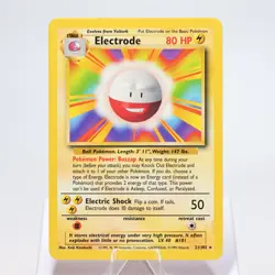 Pokemon TCG - Electrode 21/102 Base Set Rare WOTC - EXC/NM - Image 2