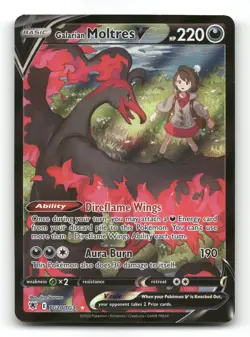 Galarian Moltres V TG20/TG30 - Astral Radiance Trainer Gallery - Pokemon Card NM - Image 1
