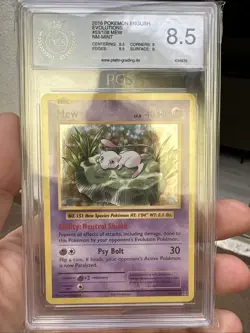 Pokemon Mew #53/108 Evolutions Holo – Englische Version – PGS 8.5 NM-MINT - Image 1