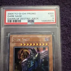 Yu-Gi-Oh! Dark Sage Dawn of Destiny XBOX Prismatic Secret Promo DOD-002 PSA 5 - Image 3
